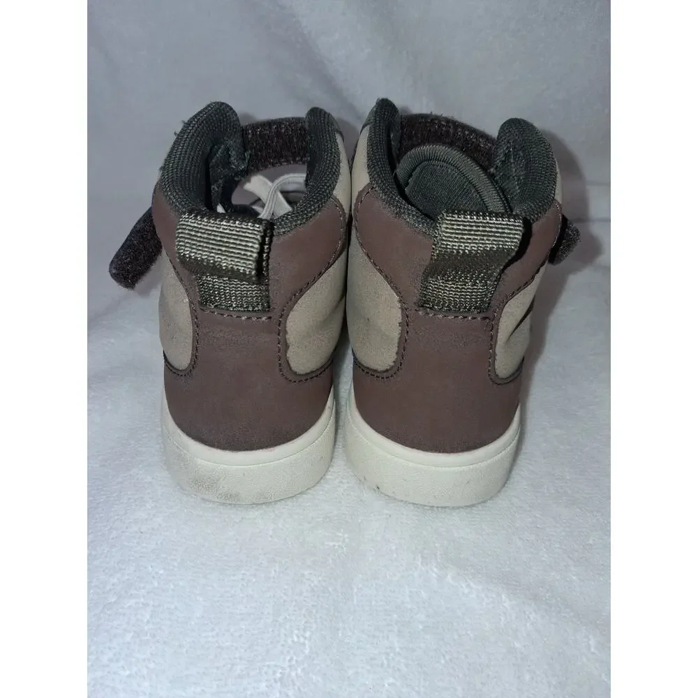 H&M Keith Haring Kid’s Brown High Top Shoes Size 10-EU Kids Boys & ❤️ Pre-owned